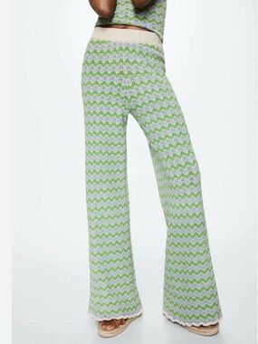 Mango Knit Pants Size: M